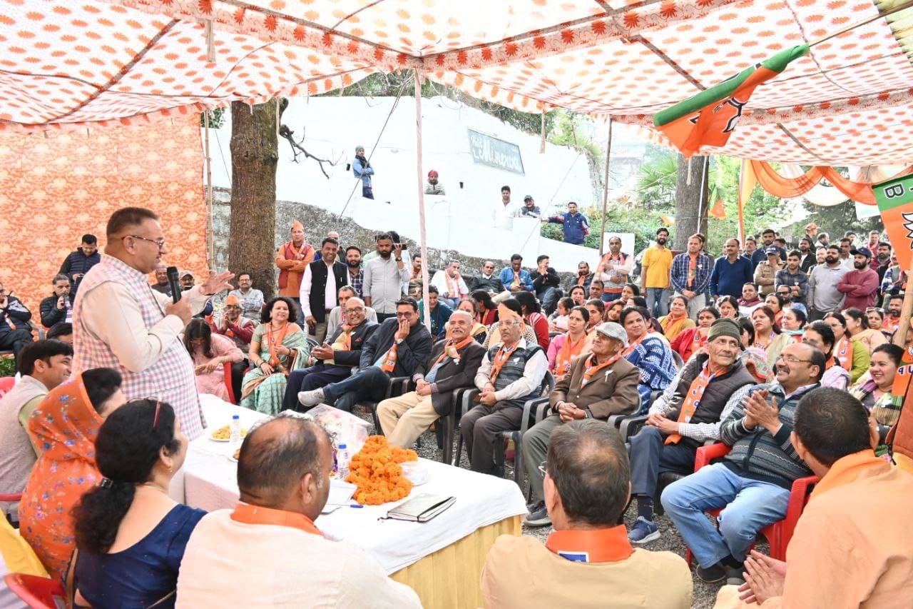 कैबिनेट मंत्री गणेश जोशी ने कहा पिछले 10 वर्षो में प्रधानमंत्री के नेतृत्व में अनेकों अभूतपूर्व कार्य हुए हैं