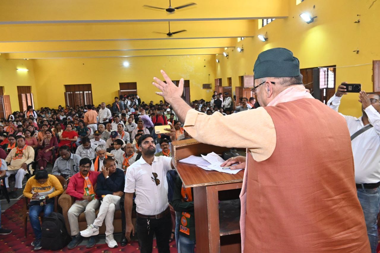 कैबिनेट मंत्री गणेश जोशी ने हरिद्वार लोकसभा सीट से भाजपा प्रत्याशी पूर्व मुख्यमंत्री त्रिवेंद्र सिंह रावत के पक्ष में मतदान की की अपील