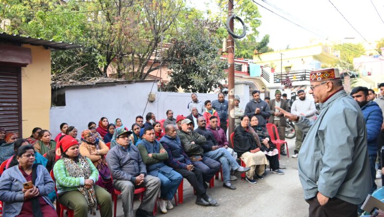 डबल इंजन की सरकार प्रधानमंत्री मोदी के सबका साथ, सबका विकास, सबका विश्वास और सबका प्रयास के नारे के साथ कार्य कर रही है : जोशी