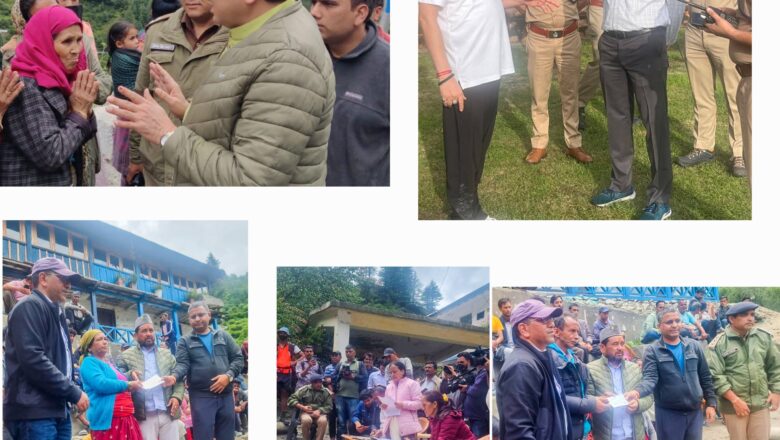 धामी सरकार द्वारा धराली में आपदा प्रभावित 98 परिवारों को पाँच-पाँच लाख रुपये की आर्थिक सहायता के चेक प्रदान किए गए। यह वितरण गंगोत्री विधानसभा क्षेत्र के विधायक सुरेश सिंह चौहान द्वारा किया गया   