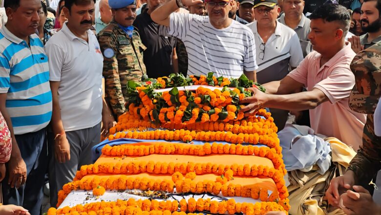 देश के सच्चे सपूत को गढ़ी कैंट ने दी विदाई, मंत्री गणेश जोशी हुए भावुक