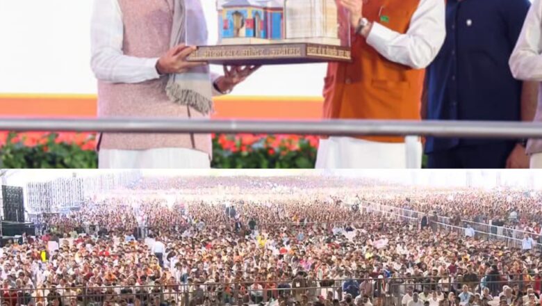 एक झलक पाने को उमड़े लोग, एफआरआई मैदान बना मानव समुद्र मोदी बोले: उत्तराखंड मेरा अपना परिवार — जनता ने जताया अपार स्नेह